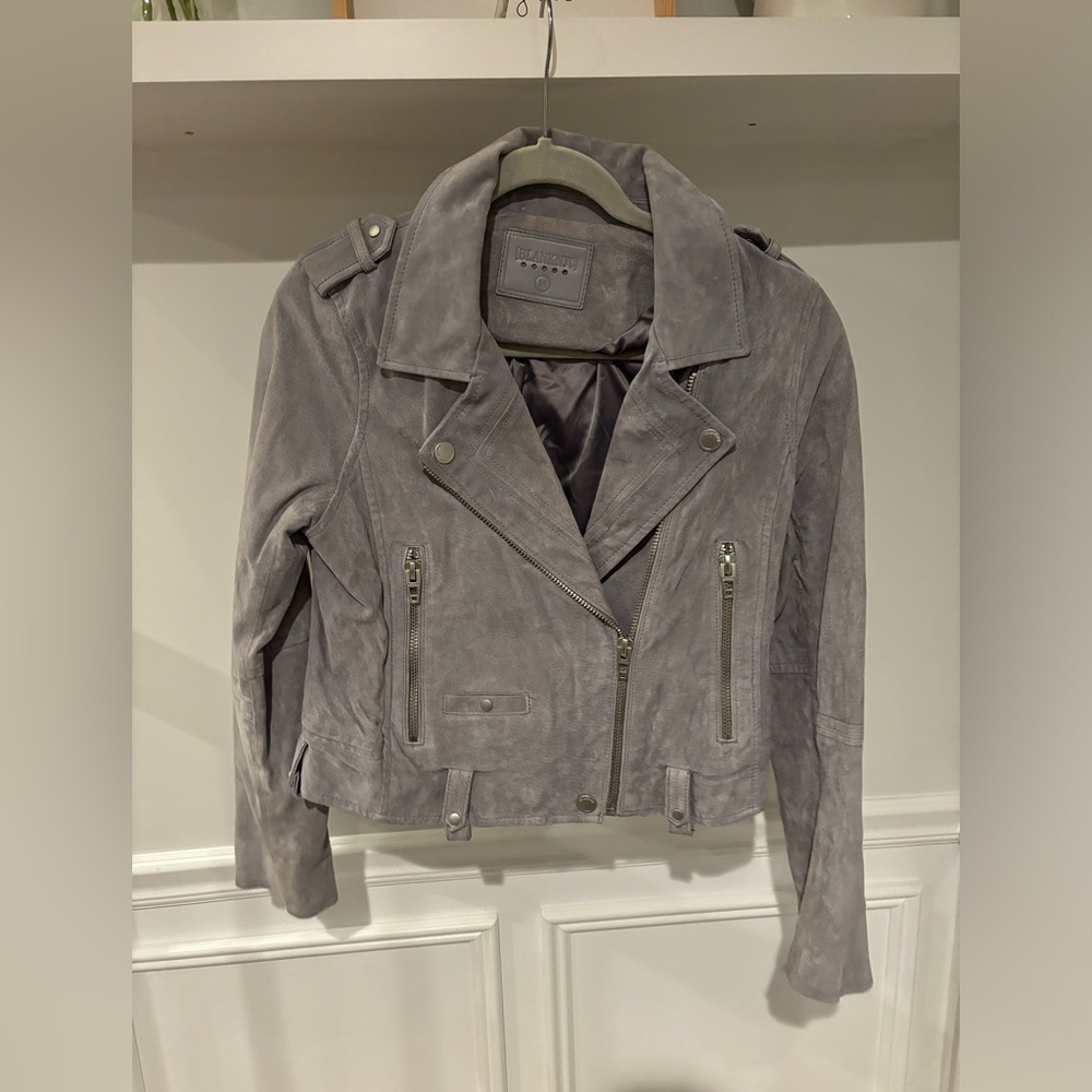Blanknyc suede moto jacket